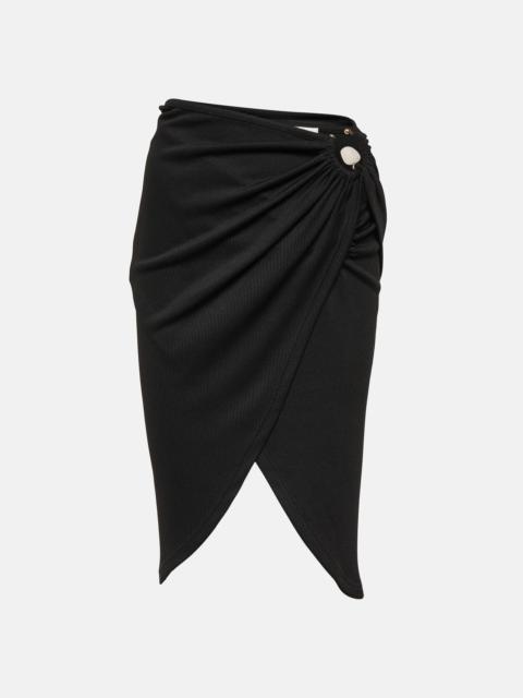 CHRISTOPHER ESBER Ring-detail wrap skirt