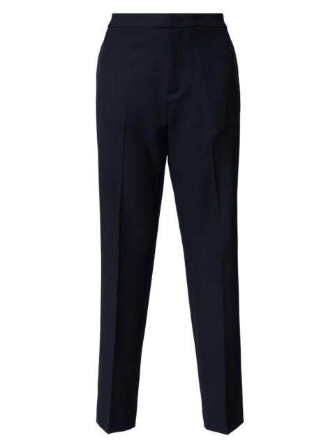 FABIANA FILIPPI Women's Tech Wool Regular-Fit Trousers - Blu Notte
