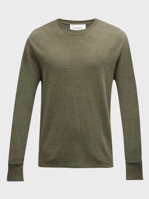 FRAME Men & apos;s Duo Fold Cotton Crew Sweater