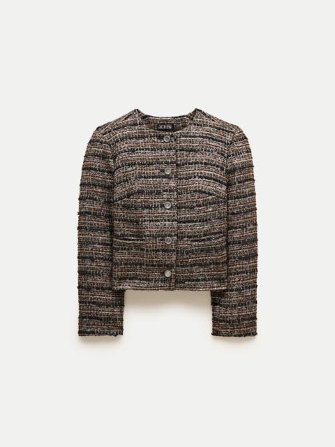 J.CREW Lady jacket in striped tweed