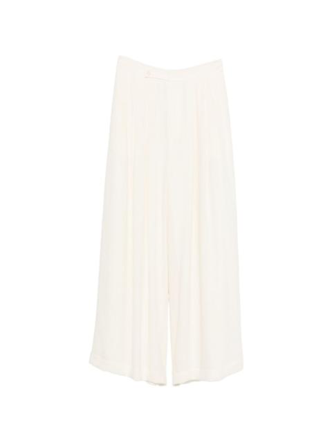 ELEH button pleated tailored trousers