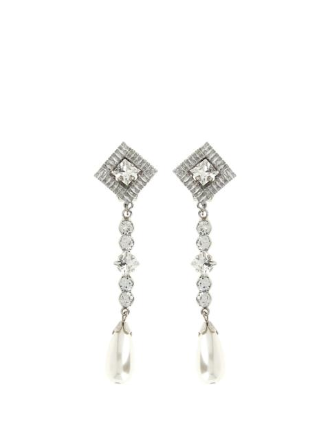 Alessandra Rich Alessandra Rich Crystal-embellished Drop Earrings
