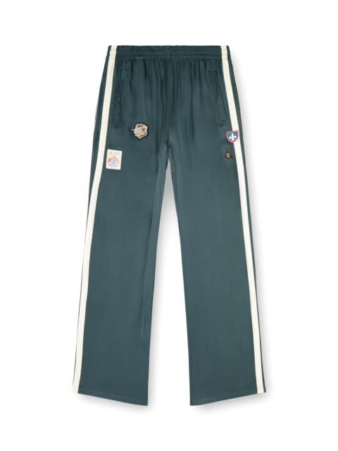 Diesel SATIN TRACK PANTS WITH PATCHES