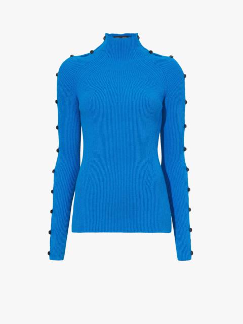 Proenza Schouler Cotton Rib Turtleneck Sweater