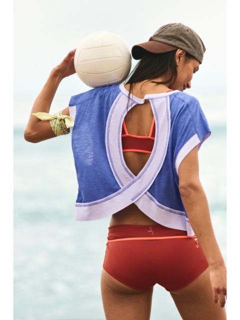 FREE PEOPLE My Time Colorblock Tee