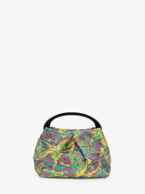 Dries Van Noten SMALL PLEATED JACQUARD BAG