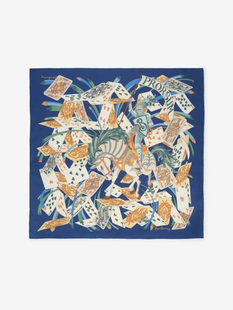 Burberry House of Cards Silk Scarf