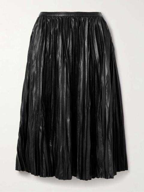 スカート BOTTEGA VENETA Black Polyester Pant-Skirt BOTTEGA VENETA | Grain De Poudre Pleated Skirt | Women