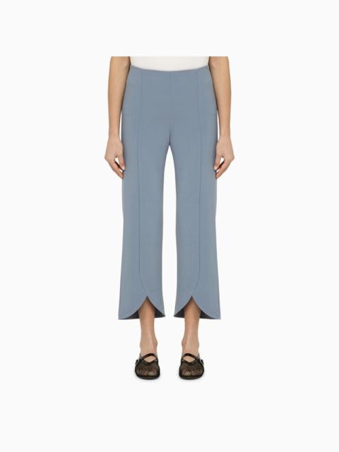 Light blue Normann trousers with slits