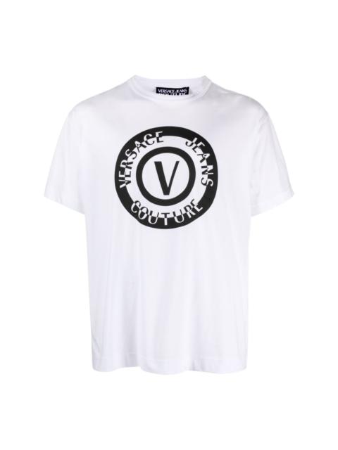 VERSACE JEANS COUTURE logo-print cotton T-shirt