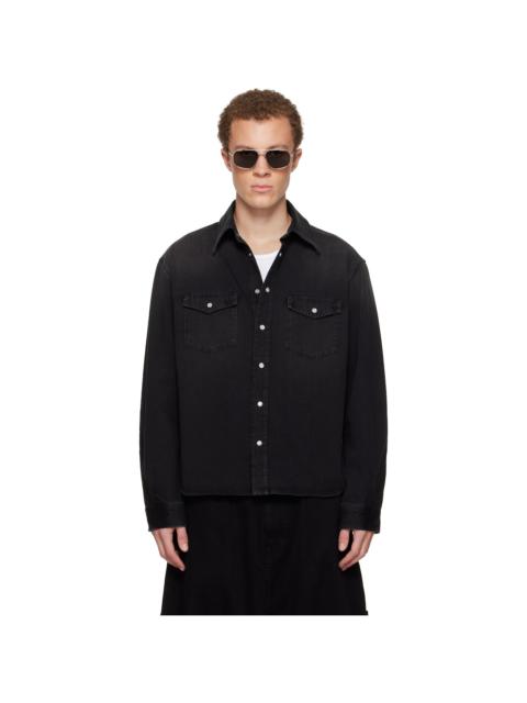 Givenchy Black Classic Denim Shirt