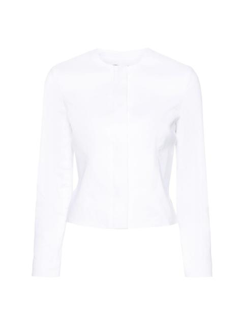 peplum-hem cropped jacket