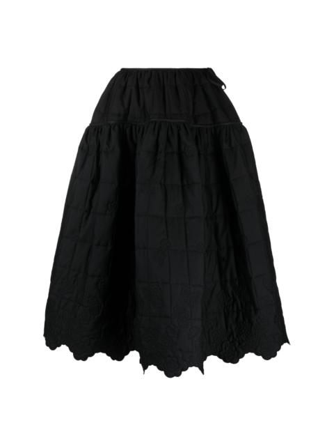 CECILIE BAHNSEN Rosie quilted full skirt