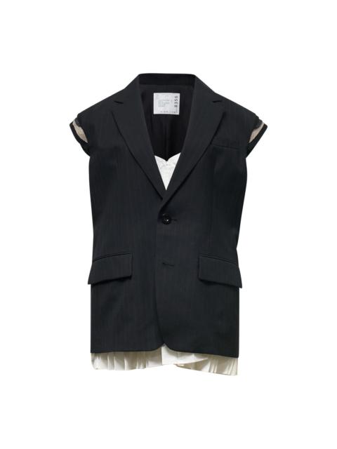 sacai Chalk Stripe Vest