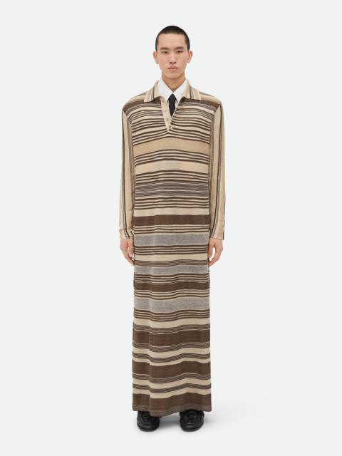 Bottega Veneta Striped Linen Polo Dress