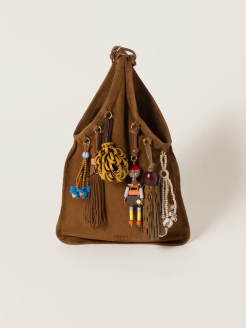 Miu Miu Suede bag with trick
