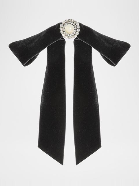 Jennifer Behr Rory Embellished Bow Barrette