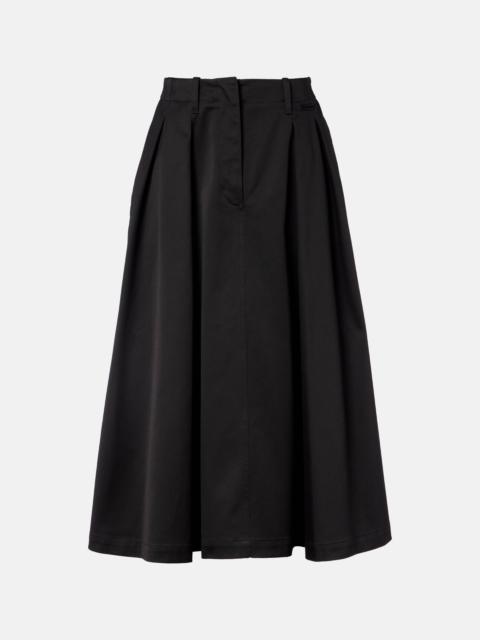 Moncler Cotton midi skirt