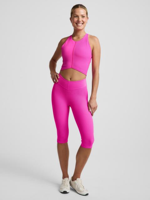 BEYOND YOGA Impulse Ribbed V-Waist Pedal Pusher Legging