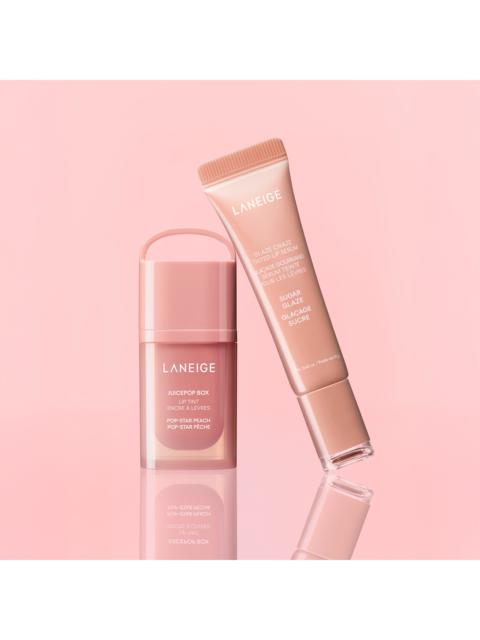 Laneige Tint & Glaze Duo: Pop-Star Peach & Sugar Glaze