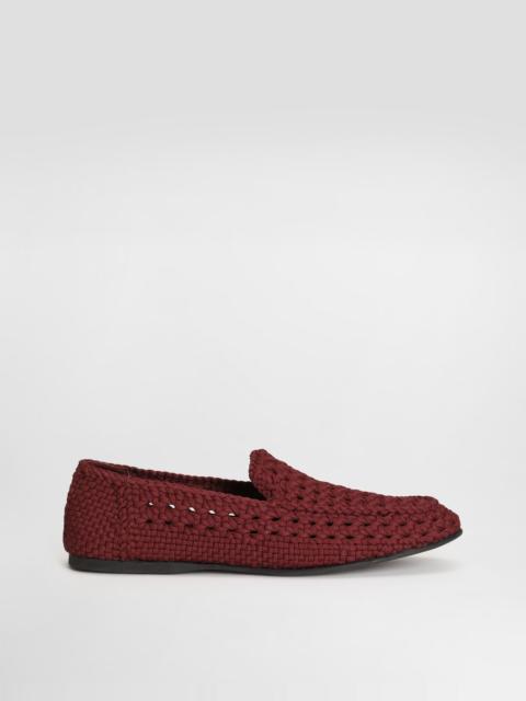 Dolce & Gabbana Slippers in woven fabric