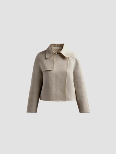 FABIANA FILIPPI Women's Wool-Cashmere Short Trench Coat - Coriandolo