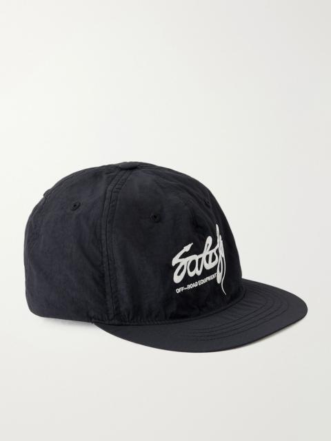SATISFY Flitesilk Logo-Embroidered Shell Cap Black