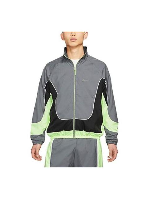 Nike Nike Throwback Colorblock에 의하여 길쌈되는 스포츠 농구 대 고리 재킷 CV1932-084
