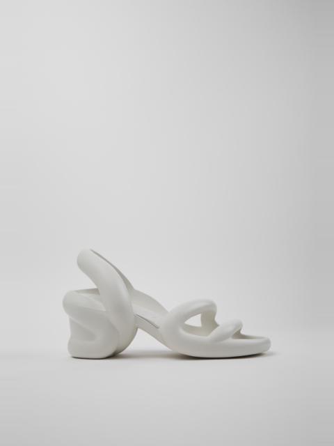CAMPER Kobarah White Textile Sandals for Men.