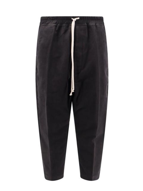 Cropped certified organic cotton trouser