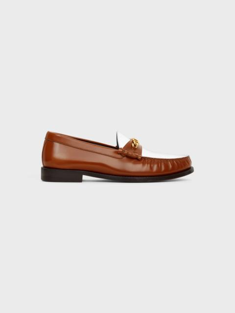 CELINE CELINE LUCO TRIOMPHE CHAIN LOAFER in POLISHED BULL