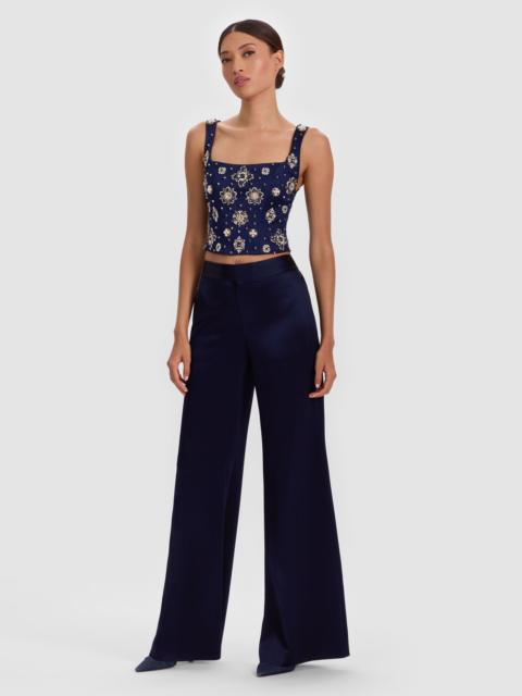 Alice + Olivia LILLIANNA EMBELLISHED CORSET TOP