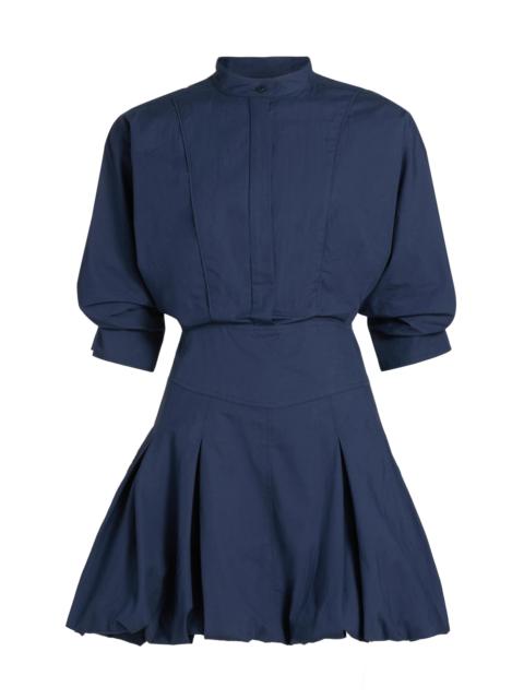 SIMKHAI Women's Effie Bubble-Hem Minidress - Midnight