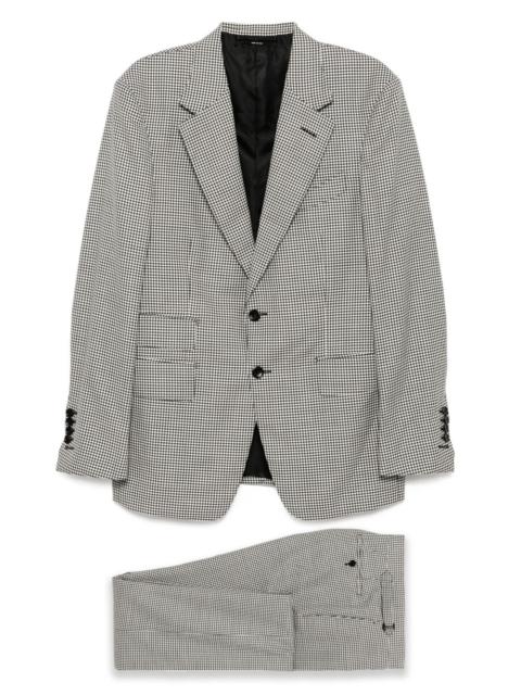 TOM FORD dogtooth-pattern suit