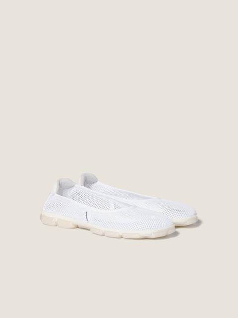 Miu Miu Technical mesh ballerinas