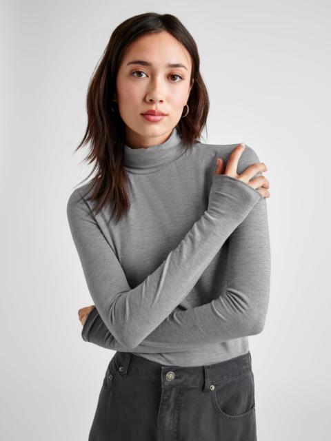 Splendid Bamboo Blend Long Sleeve Turtleneck