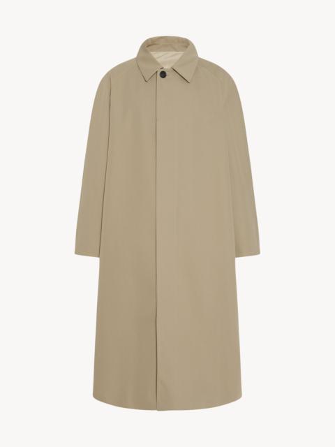 The Row Johnson Coat in Cotton and Nylon