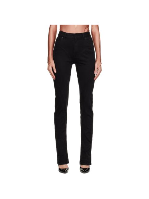 Black Spiral Jeans