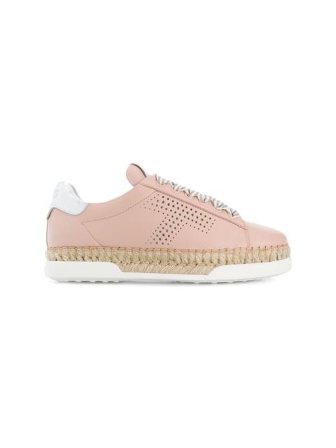 Tod's lace up espadrille sneakers