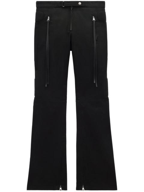 courrèges Racer Cotton Padded Pants