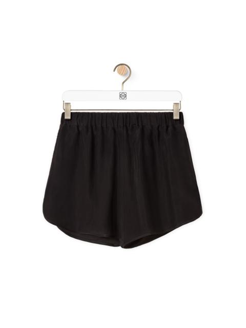 Loewe Shorts in cotton and cupro