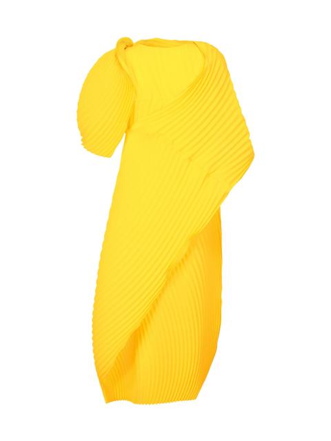 ISSEY MIYAKE WRAPPED PLEATS DRESS
