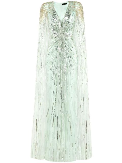 JENNY PACKHAM Gold Rush sequin-embellished gown