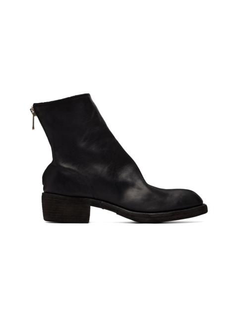 Guidi Black Back Zip Boots