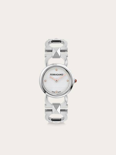 FERRAGAMO Double Gancini Stud watch