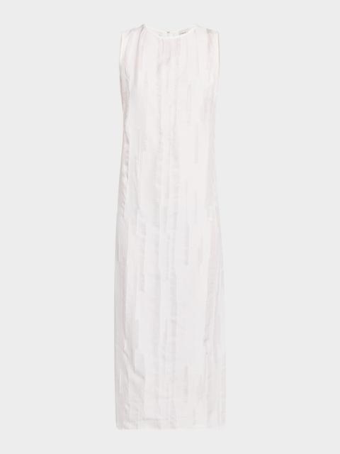 Loulou de Saison Minga Sleeveless Fitted Midi Dress