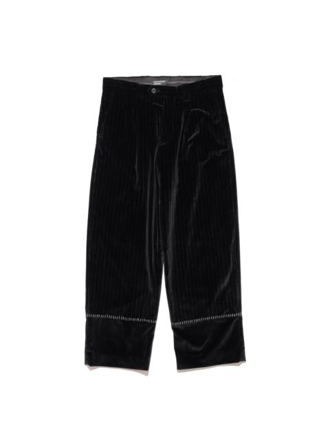 Enfants Riches Déprimés VELVET STRIPE CARROT LEG TROUSERS