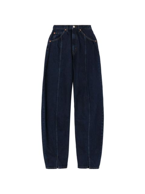 RE/DONE high-rise wide-leg jeans