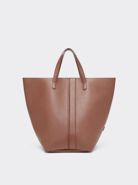 Ferrari Tote bag in smooth nappa leather