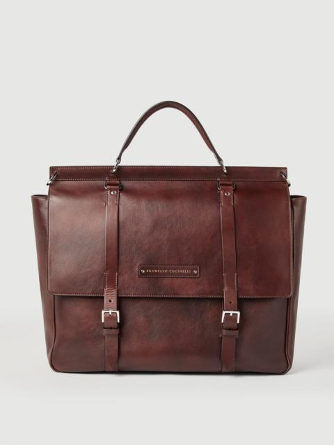 Brunello Cucinelli Calfskin casual briefcase